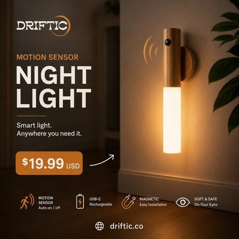 Motion Sensor Night Light — Static Ads sample by EcomSharks